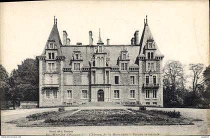 CPA Ernee Chateau De La Megaudais Facade Principale