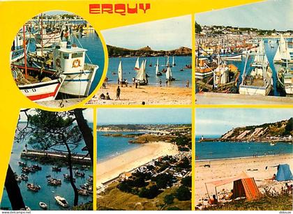 Carte Postale - 22 - Erquy - Multivues - Flamme Postale de Erquy - CPM - Voir Scans Recto-Verso - Poscard - Carta Postal