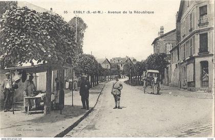 CPA Esbly Avenue de la République