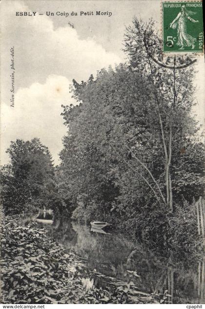 CPA Esbly Un Coin Du Petit Morin