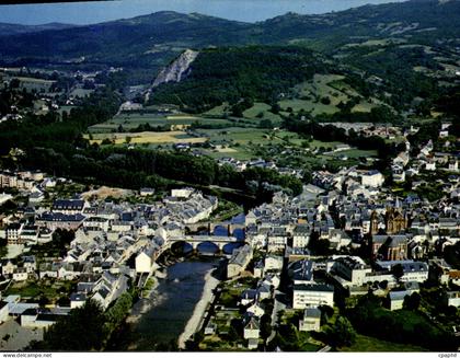 CPA En avion au dessus de Espalion Aveyron