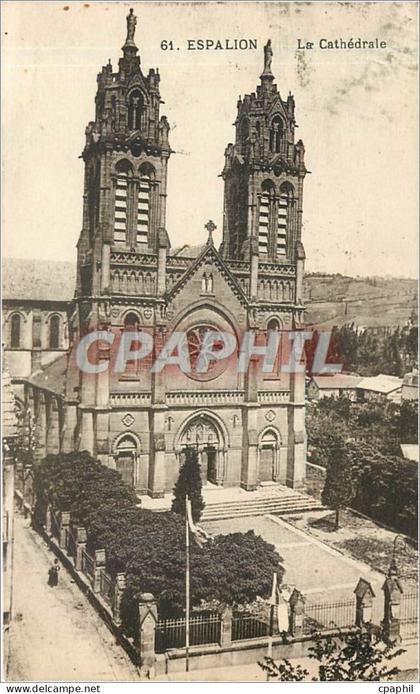 CPA ESPALION-La Cathedrale