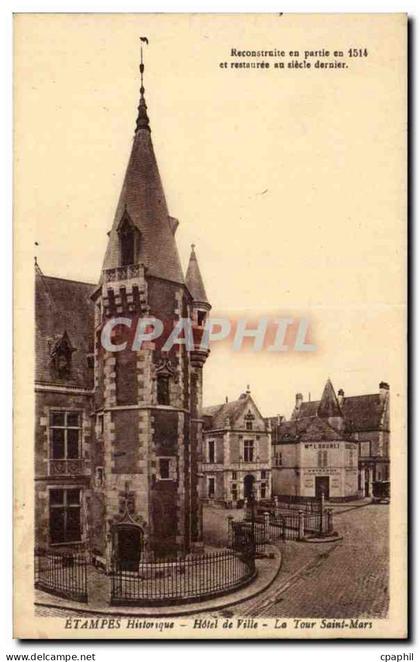 Etampes - Hotel de Ville - CPA