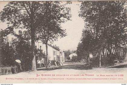 ETIVAL : (88) Avenue de la gare à Clairefontaine ...............................