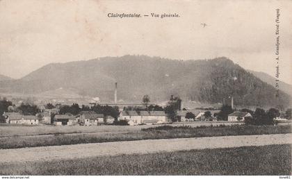 ETIVAL : (88) CLAIREFONTAINE vue générale