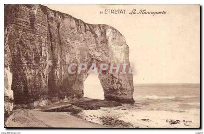 Etretat CPA La Manneporte