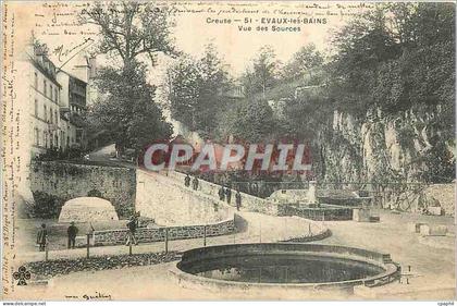 CPA Evaux les Bains Vue des Sources