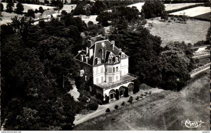 CPSM Evaux Les Bains A Chateau de Budelle Vue Aerienne