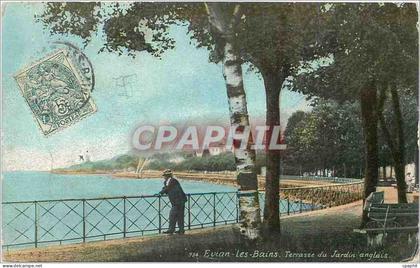 CPA Evian les Bains Terrasse du Jardin anglais