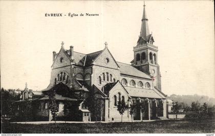 CPA Evreux Eglise de Navarre