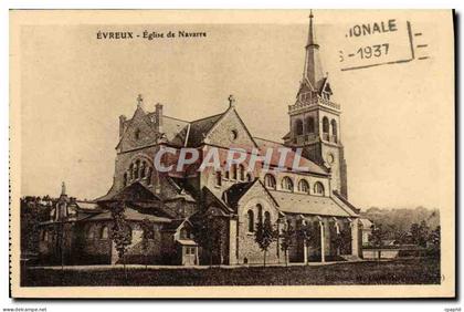 CPA Evreux Eglise de Navarre