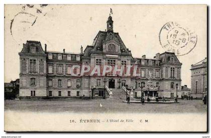 CPA Evreux L'hotel de ville