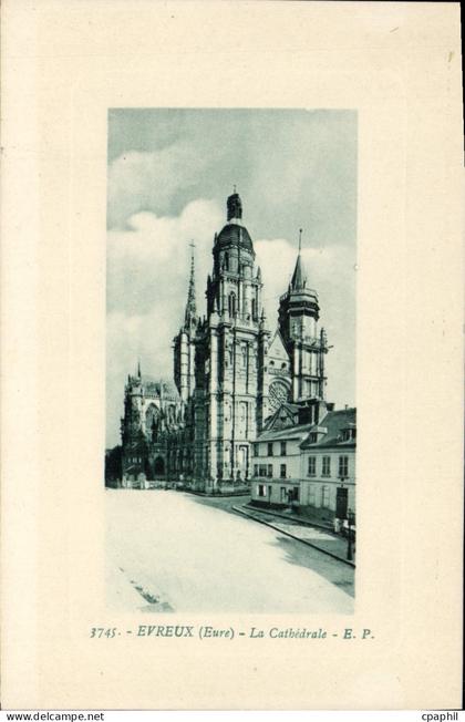 CPA Evreux La Cathedrale