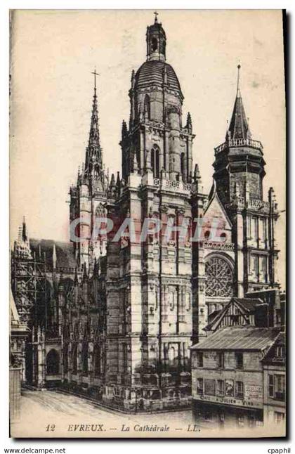 CPA Evreux La Cathedrale