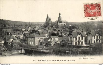 CPA Evreux Panorama de la ville