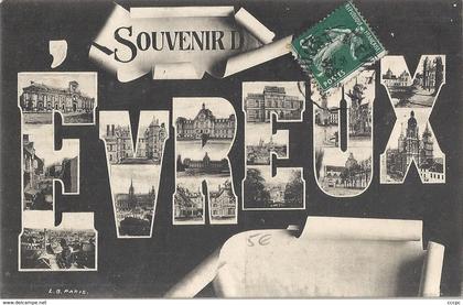 CPA Evreux vues multiples