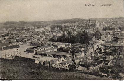 Evreux CPA Vue generale