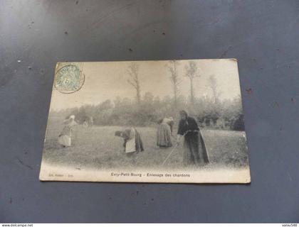 C-9242 , CPA, EVRY PETIT BOURG, Enlevage des Chardons