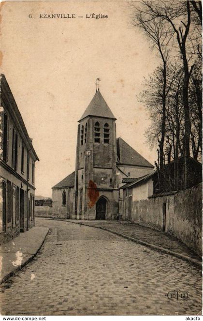 CPA EZANVILLE - L'Église (380222)