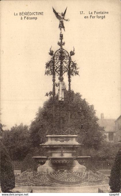 Fecamp - La Benedictine - La Fontaine en Fer Forge - CPA