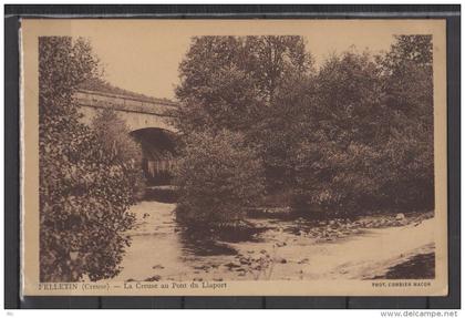 23 - Felletin - La Creuse au pont du Liaport