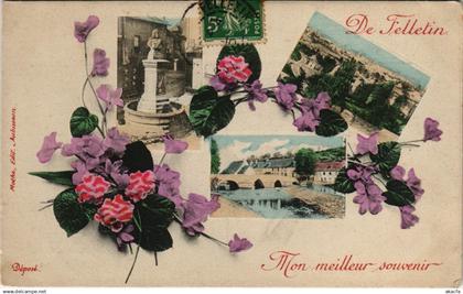 CPA Felletin Souvenir FRANCE (1050588)