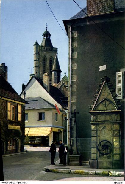 CPSM FELLETIN fontaine église