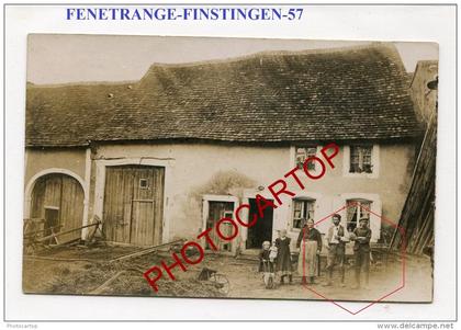 FENETRANGE-FINSTINGEN-Car te Photo-1912-?-Civils-Enfan ts-Frankreich-France-57-
