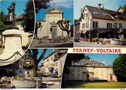01 - Ferney Voltaire - Multivues - Automobiles - Monument - CPM - Voir Scans Recto-Verso