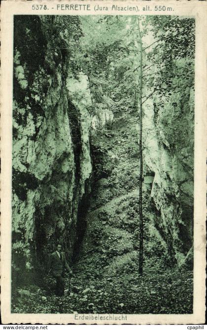 CPA Ferrette Erdwibeleschlucht