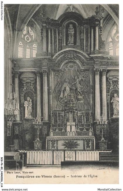 BCGP6-0646-80 - FEUQUIERES-EN-VIMEU - Intérieur de l'église
