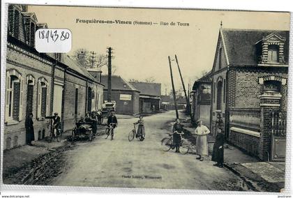 FEUQUIERES-EN-VIMEU- RUE DE TOURS- AUTOMOBILE