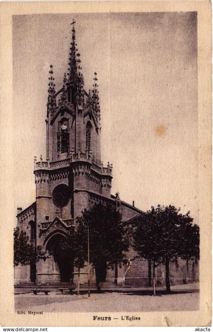 CPA FEURS - L'Église (581112)