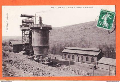 14993 ◉ FIRMY Firmi 12-Aveyron Four à griller le minerai Mine Charbon ◉1909 CARNUS à Abbé JALABERT Castres ◉ BARTHE 125