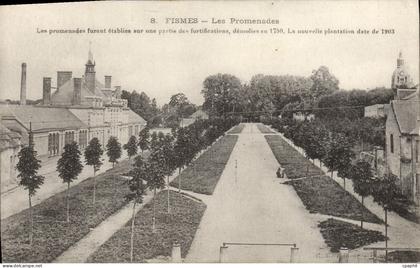 CPA Fismes Les Promenades