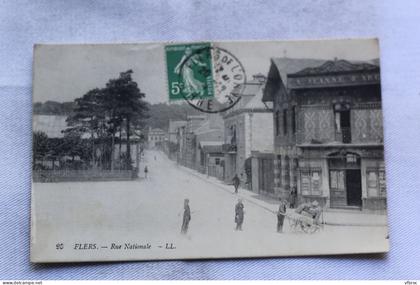 Flers, rue Nationale, Orne 61