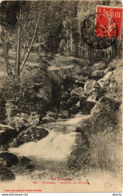 CPA FLORAC - Source du Pecher (638458)