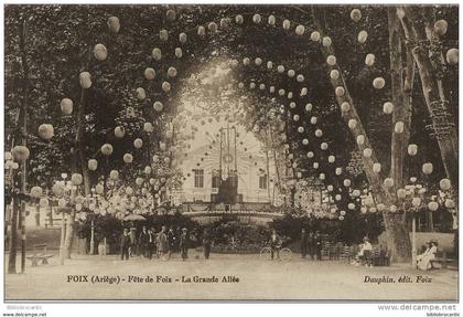 D09 - FOIX - FETE DE FOIX - LA GRANDE ALLEE