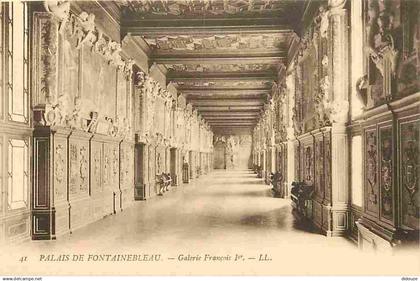 77 - Fontainebleau - intérieur du Palais de Fontainebleau - CPA - Voir Scans Recto-Verso