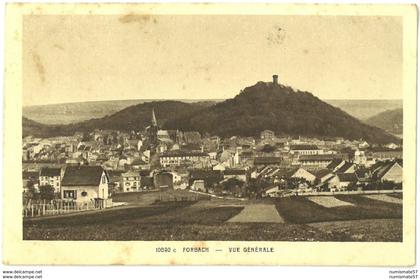 CPA FORBACH - Vue Générale - Ed. Georges Meyer , Forbach