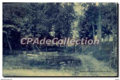 CPA Forges les Eaux Etablissement thermal Le Lac