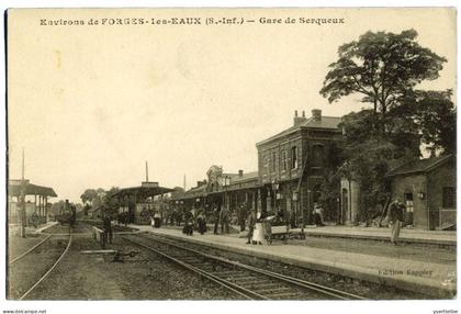 FRANCE gare de Serqueux, près de Forges-les-Eaux.