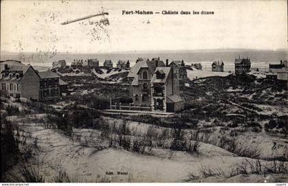 CPA Fort Mahon Chalets Dans Les Dunes