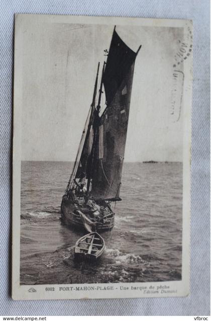 Fort Mahon plage, une barque de pêche, Somme 80