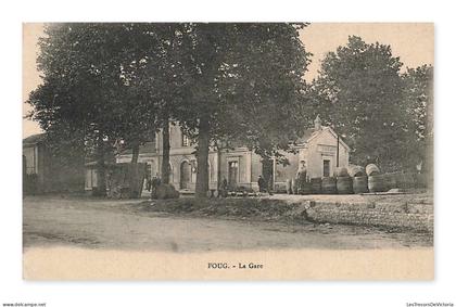Foug - La Gare, carte postale ancienne, France
