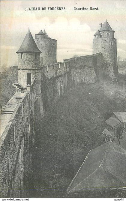 CPA Chateau de fougeres courtine nord