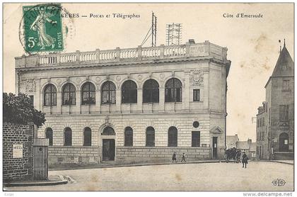 CPA Fougères - Postes et Télégraphes