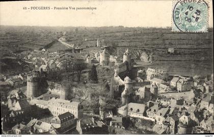 CPA Fougeres Premier vue panoramique