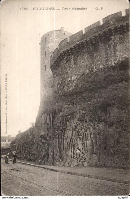 CPA Fougeres Tour Melusine