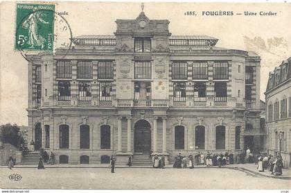 CPA Fougères Usine Cordier